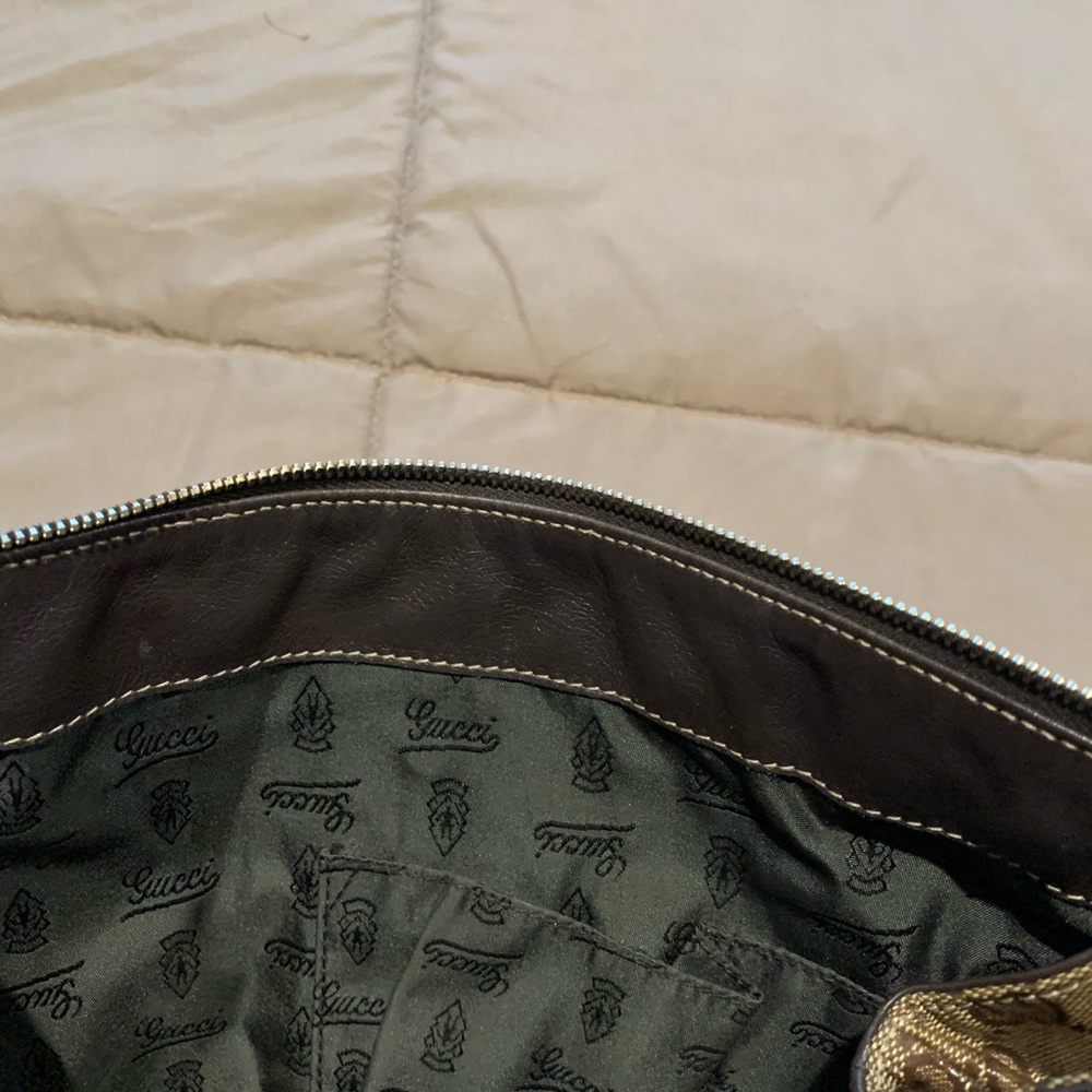 Gucci Vintage Brown Monogram Clutch - Picture 3 of 6